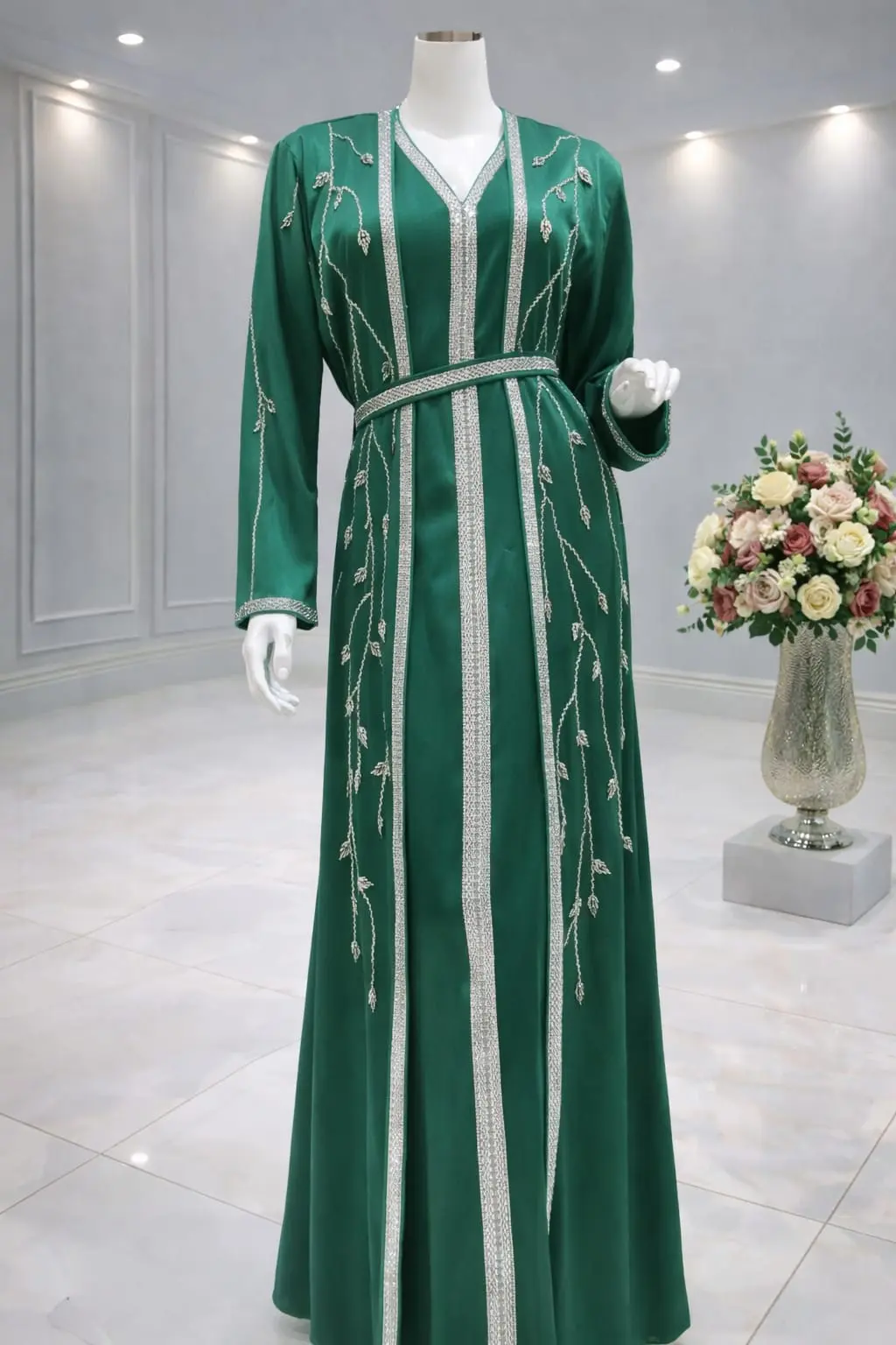 قفطان مغربي قطعتين