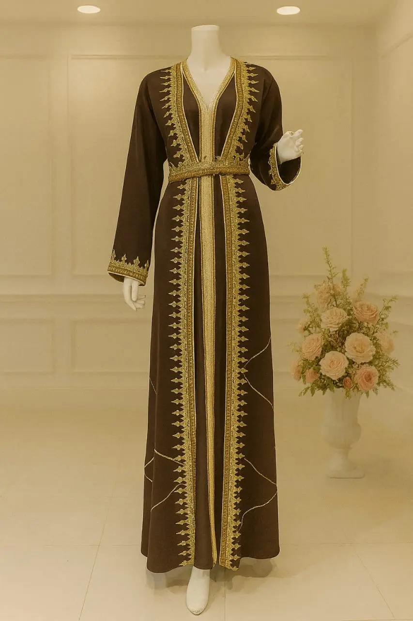 قفطان مغربي قطعتين